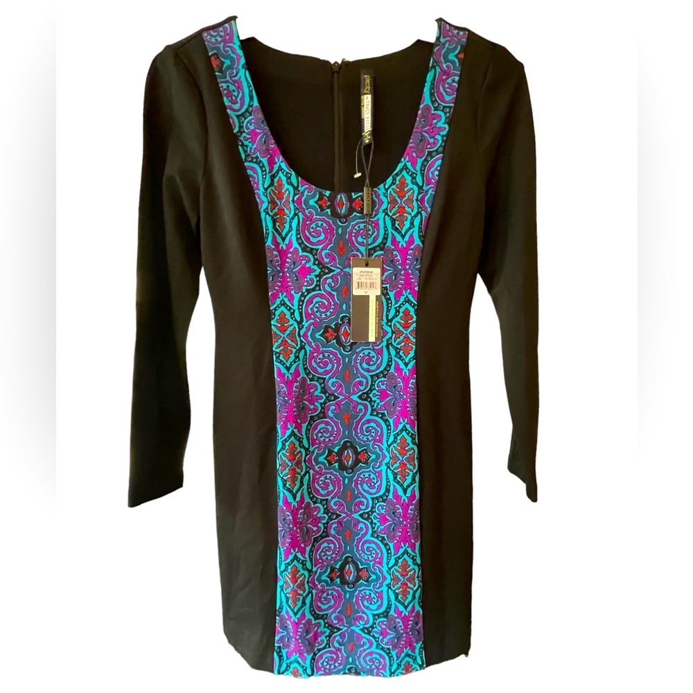🔥🖤NWT Tracy Reese Plenty Leah dress size 4P. Beautiful, comfy dress - stretch!